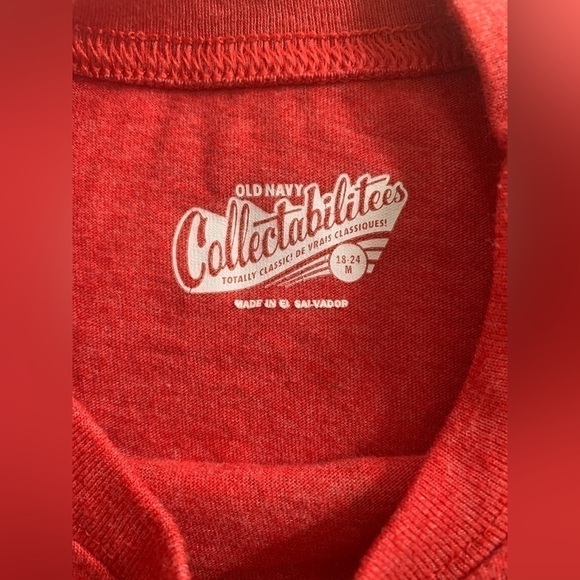 Old Navy Collectibilitees Red Spiderman Long Sleeve Shirt Top Size 18-24mos - Picture 4 of 6